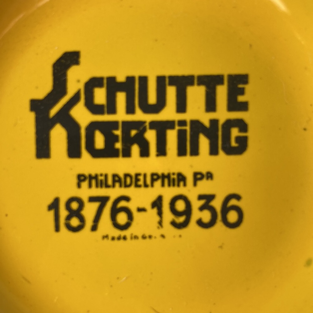 Vintage enameled dish ashtray by Schutte & Koerting 1876-1936 commemorative item - Picture 4 of 8